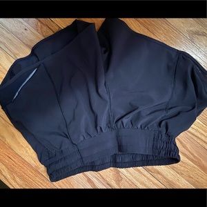 Black lululemon shorts.